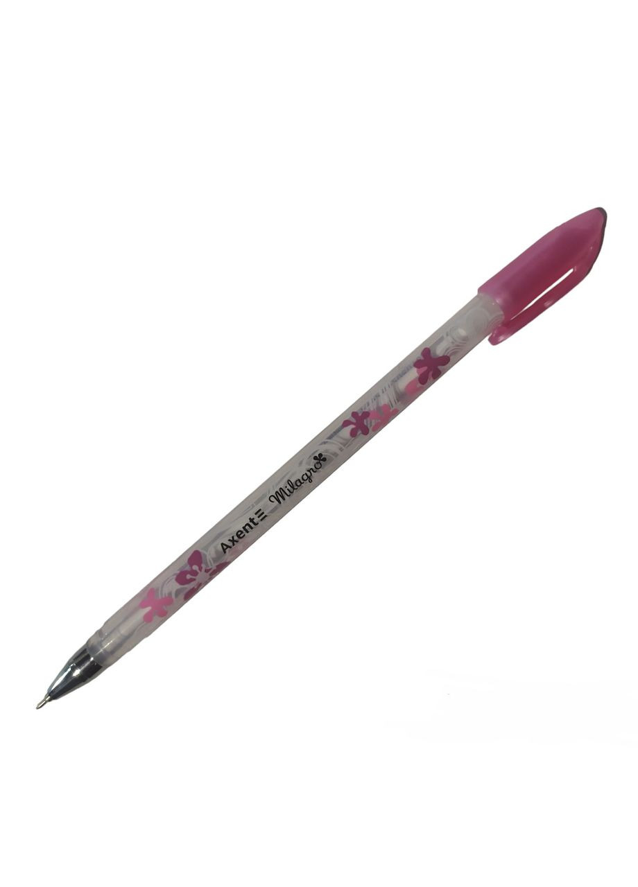 Ручка шариковая синяя 0,5мм, Milagro Pink Axent (290416951)