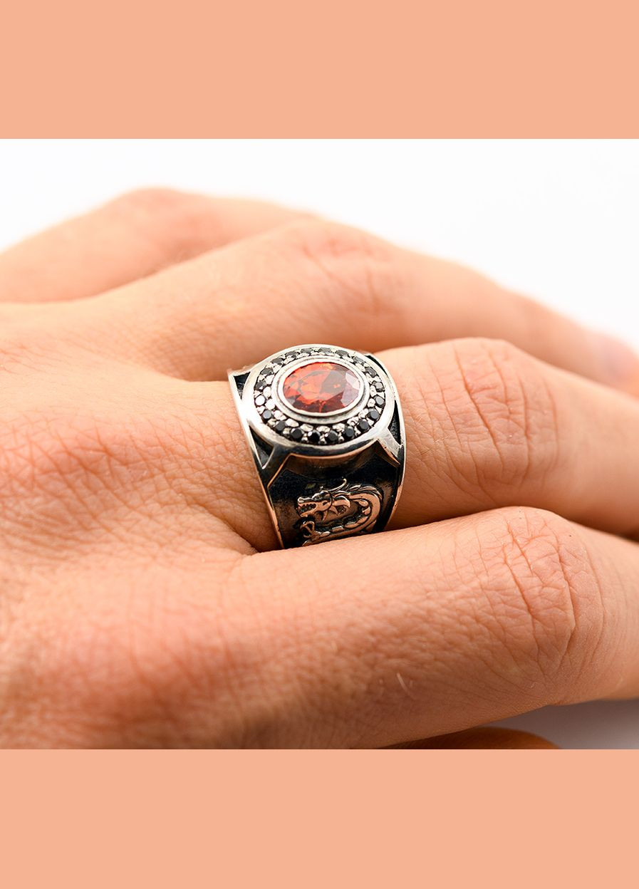 Кольцо Дракон 3478 SE, размер Maxi Silver (341539828)