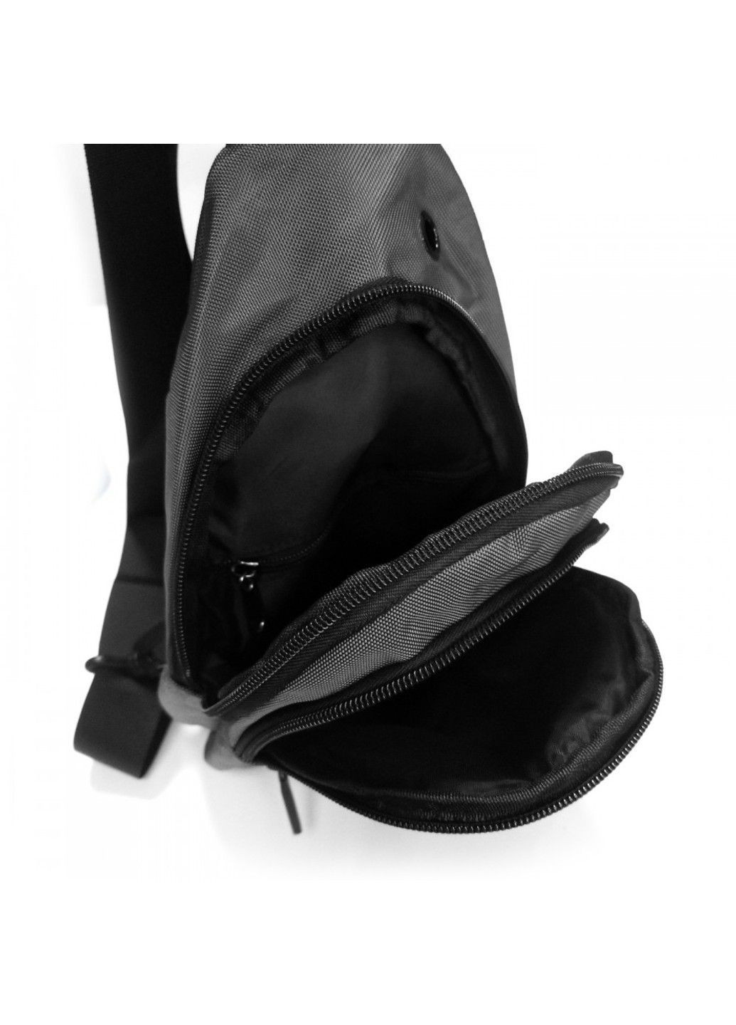 Чоловіча сумка-слінг 83029 gray Lanpad (366092144)