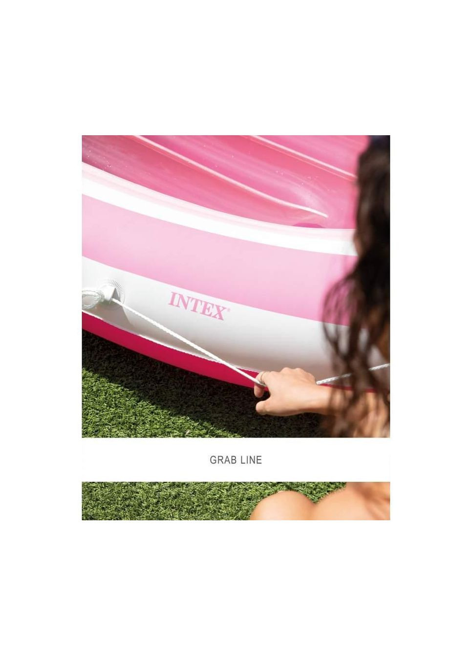 Надувной плотик "Райская лодка с навесом" 244 x 119 x 97 см 57804 Intex (354225508)