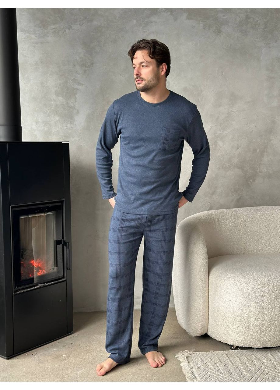 Піжама чоловіча домашній костюм No Brand (370678503)