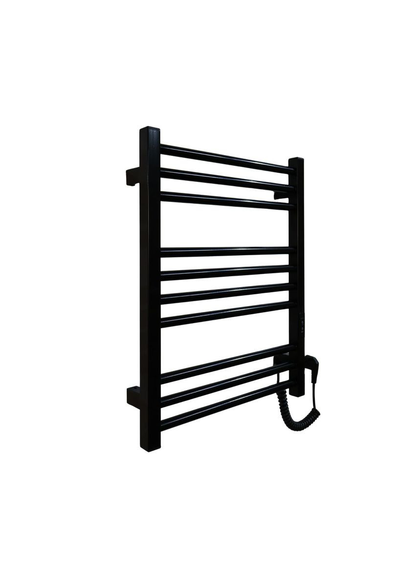 Полотенцесушитель электрический с контроллером Черный глянец 590*490 Carino ARIANNA (367604651)