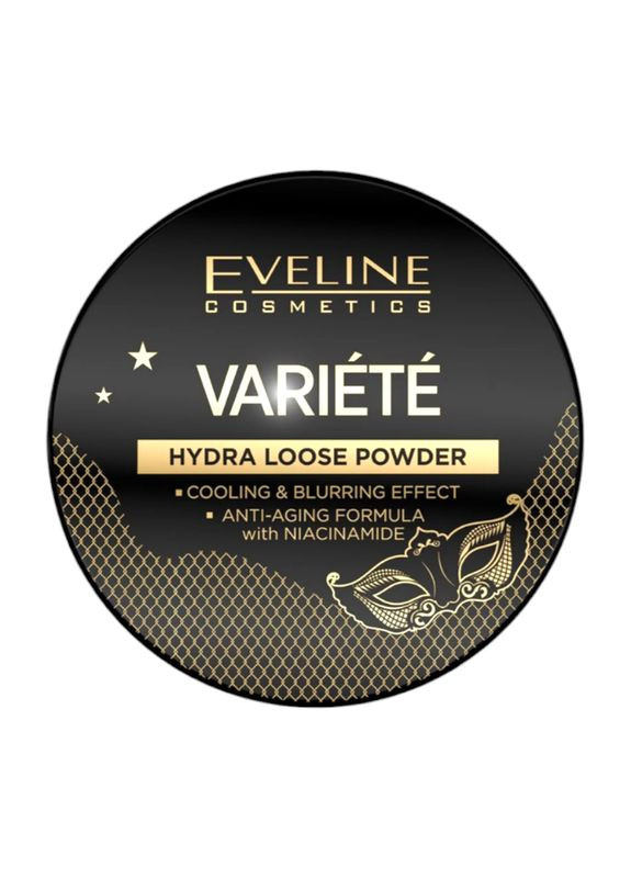 Пудра для лица VARIETE Увлажняющая, рассыпчатая с ниацинамидом 5 гр. 7972 Eveline Cosmetics (340111299)