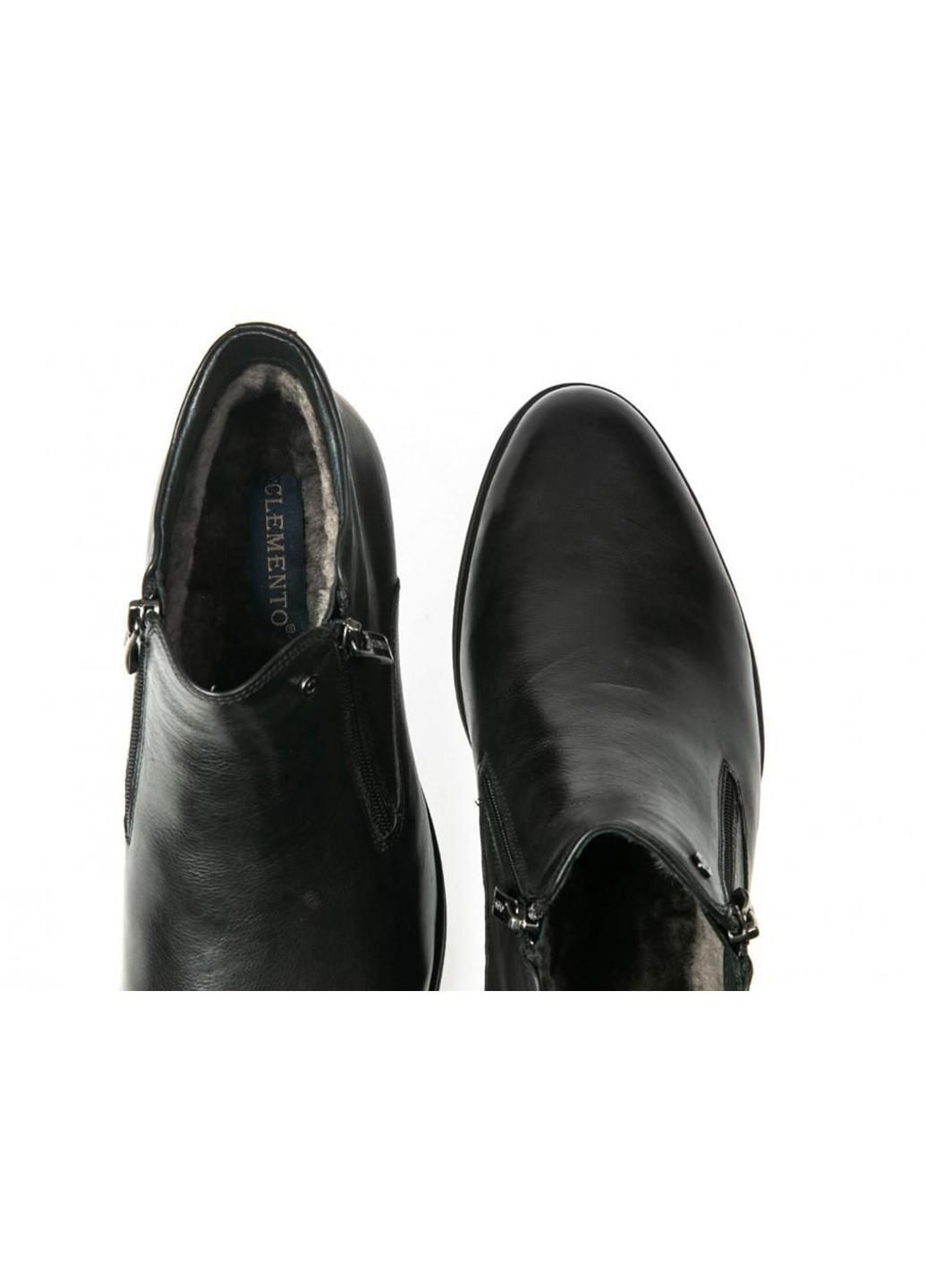 Черные зимние ботинки 7184303 45 цвет черный Clemento