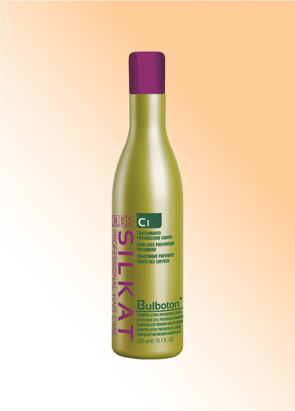 Шампунь проти випадіння волосся C1 Silkat Bulboton (Італія) 300 мл BES (311656302)