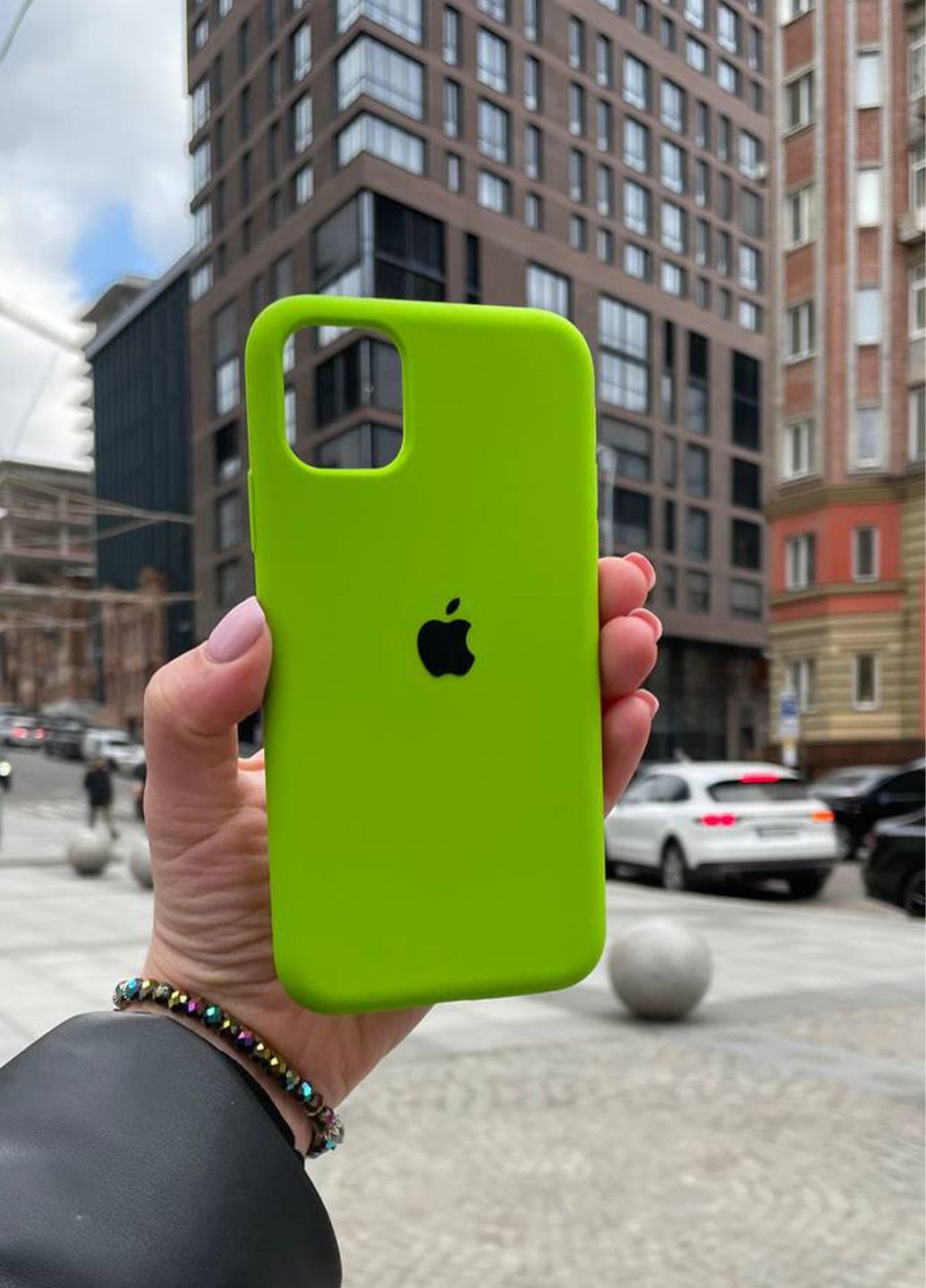 Чохол для iPhone 11 зелений Green Silicone Case силікон кейс No Brand (289754092)