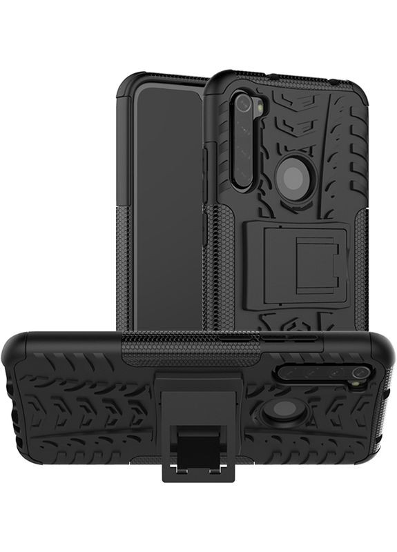 Чехол-накладка Dazzle Kickstand 2 in 1 Case Xiaomi Redmi Note 8 Black Toto (301781859)