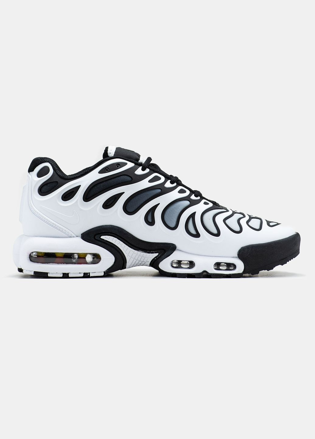 Білі Осінні кросівки чоловічі і жіночі nike air max tn plus drift white | найк аір макс тн плюс дріфт білі No Brand