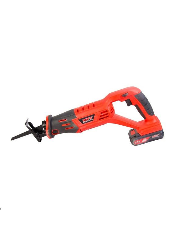 Пила шабельна акумуляторна, 21 В, Li-ion 1.5 Ач, 0-3000 об/хв, 150/5 мм. Red (MCRS2105.A1) MPT (340910415)