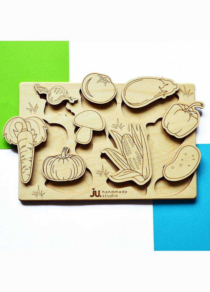 Рамка вкладыш "Город", деревянный пазл сортер для детей. Карты вкладыши с деревом для раскраски. No Brand (301482751)