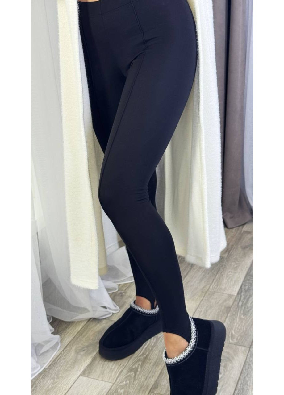 Женские лосины со штрипками из дайвинга на флисе Україна (368848902)