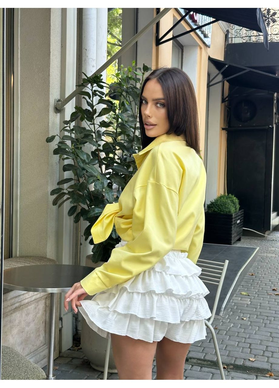 Жіночі шорти з рюшами FINO Mode (351224879)