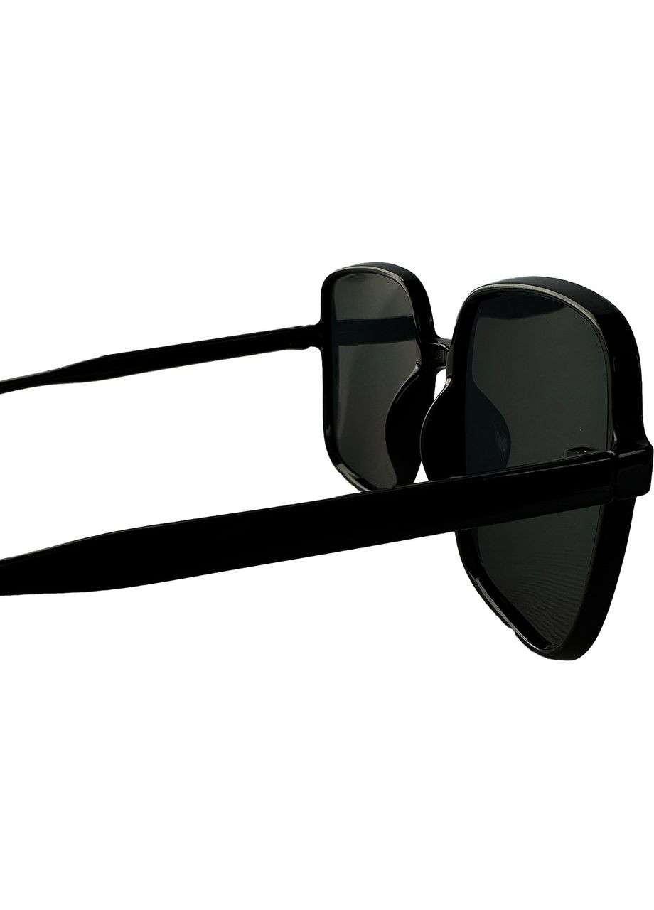 Солнцезащитные очки зеркальные UV400 Black No Brand (365721909)