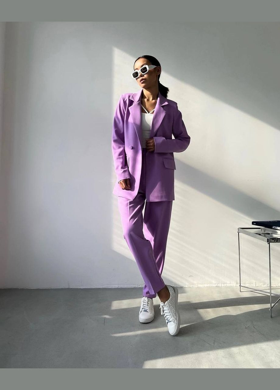 Сиреневый женский костюм No Brand (343277096)