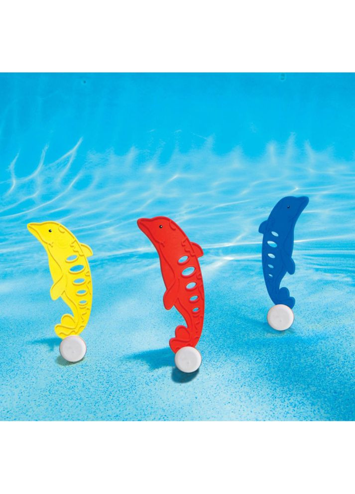 Подводный набор игрушек для ныряния Дельфины 3 шт. No Brand (367959181)