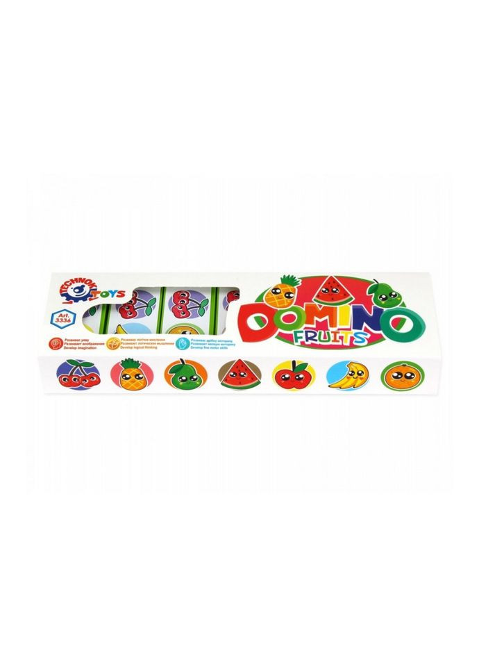 Настольная игра Домино детская "Фрукты" 3336TXK ТехноК (316265395)