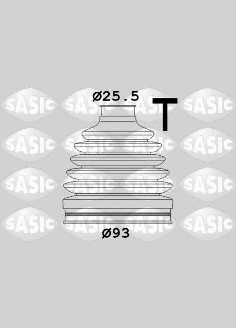 Комплект пильовика приводного вала Sasic (368133664)