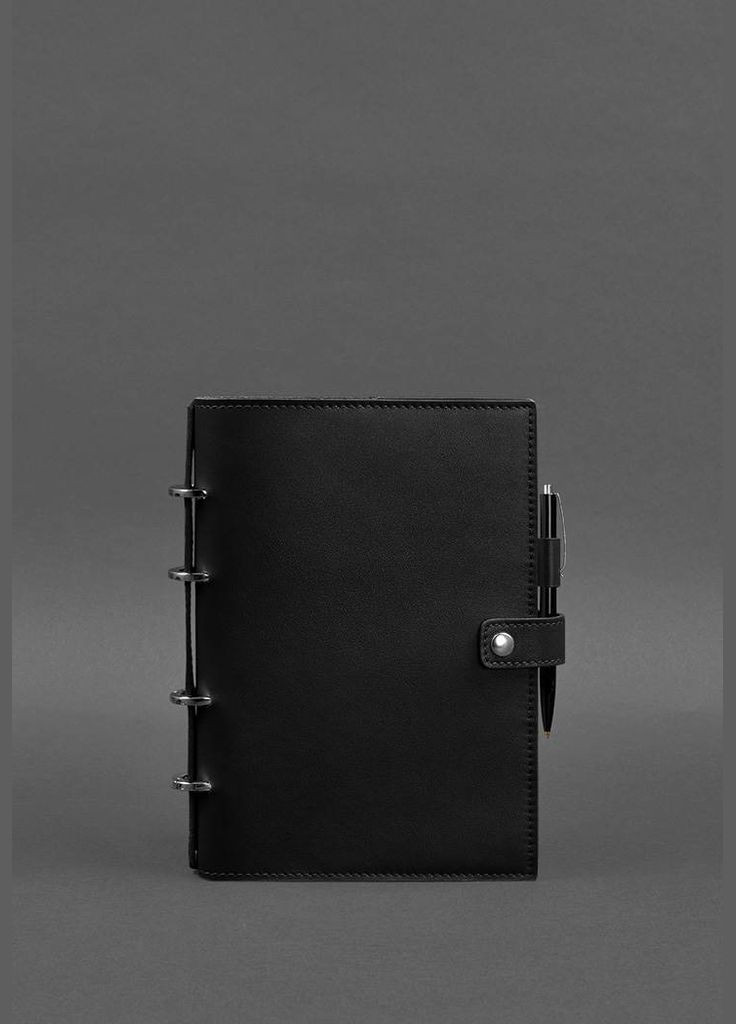 Кожаный блокнот с датированным блоком (Софт-бук) 9.1 черный (A-027484) BlankNote (328961655)