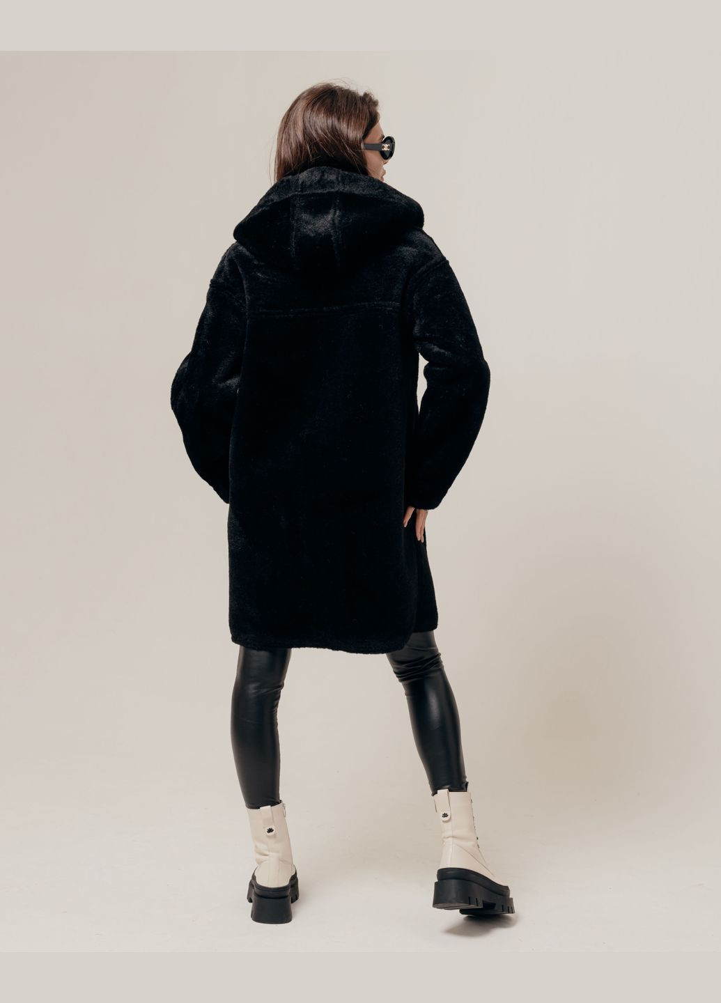 Дубленка двусторонняя черный RR Designer (307059419)