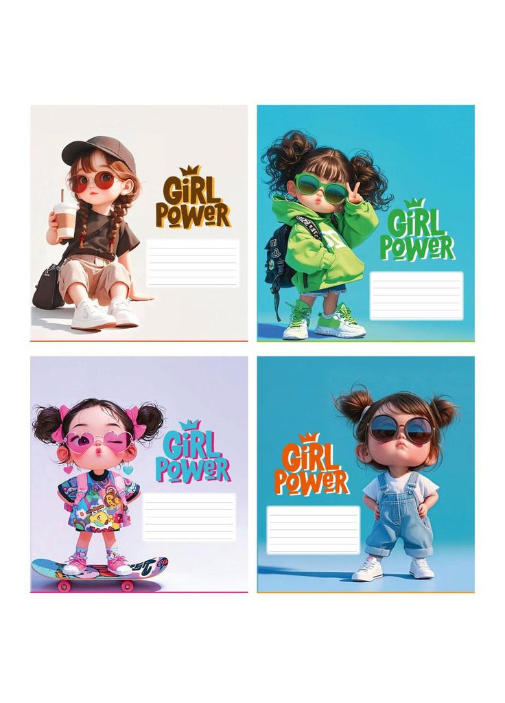 Тетрадь 12_л. линия "Полиграфист" / Девочка Фабрика Поліграфіст (351904367)