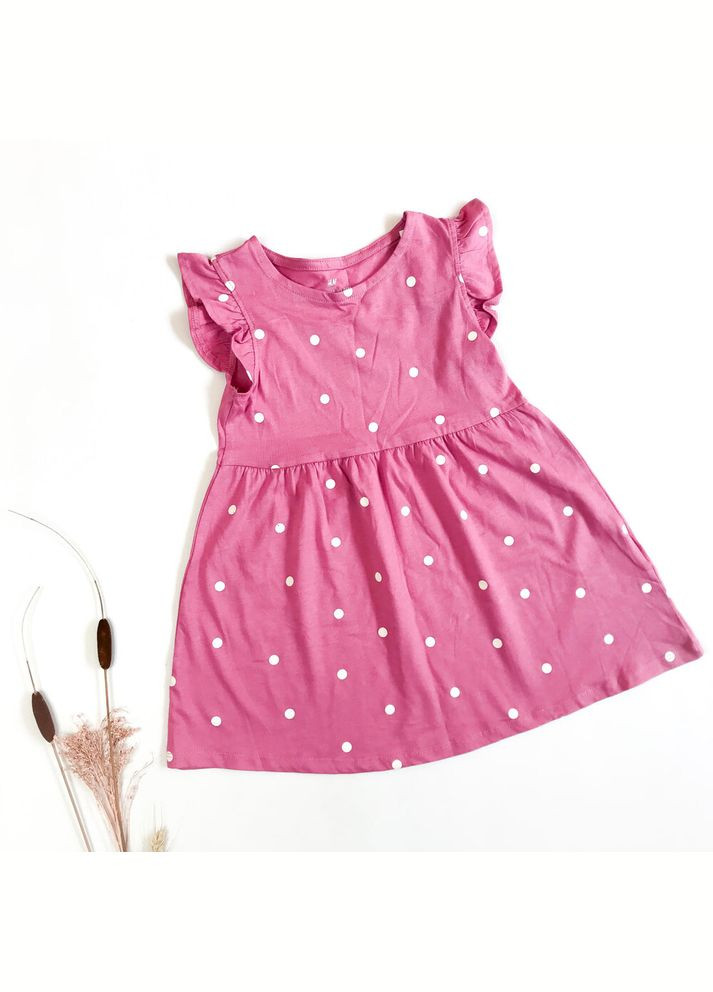 платье-сарафан 104 см розовый артикул л587 H&M