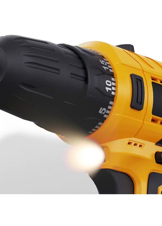 Аккумуляторный шуруповерт с набором насадок безпроводной шуруповерт с 2 аккумуляторами 64V и кейсом для дома и дачи (ES233) No Brand (361161771)