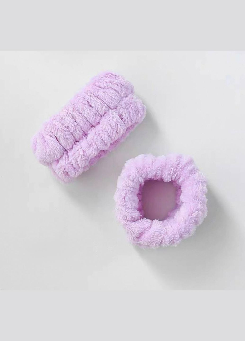 Плюшевые нарукавники для умывания, фиолетовые. No Brand (322247672)