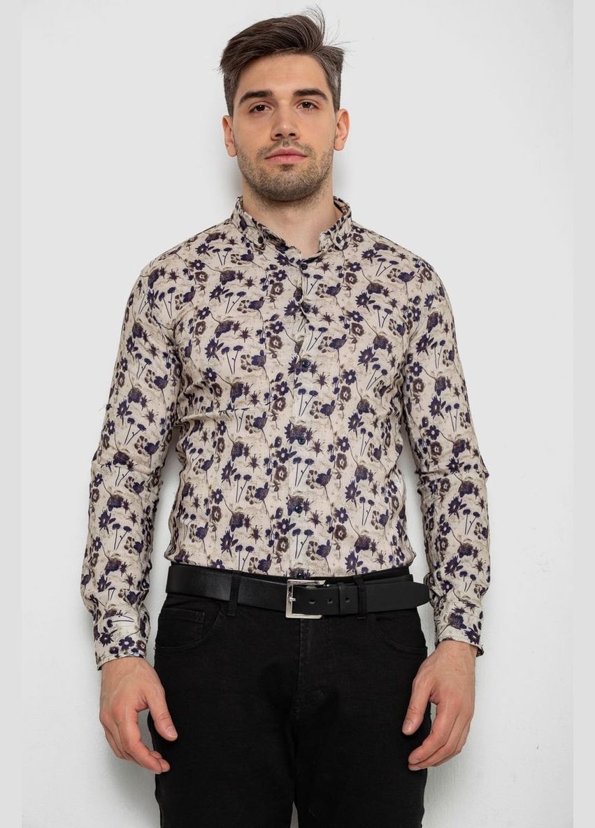Сорочка чоловіча з принтом Ager 214R1046 (340918187)