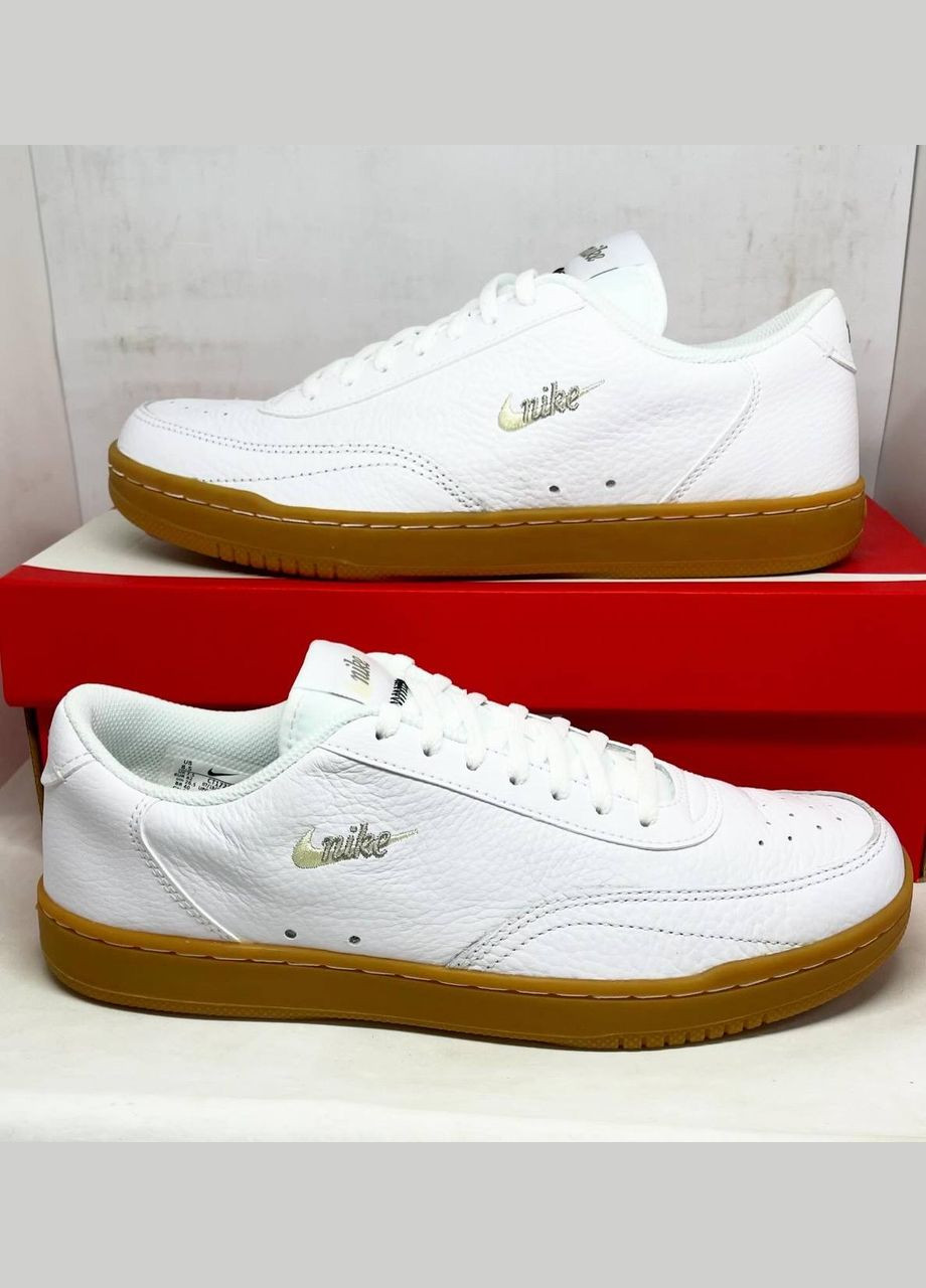 Білі кросівки чоловічі Nike court vintage