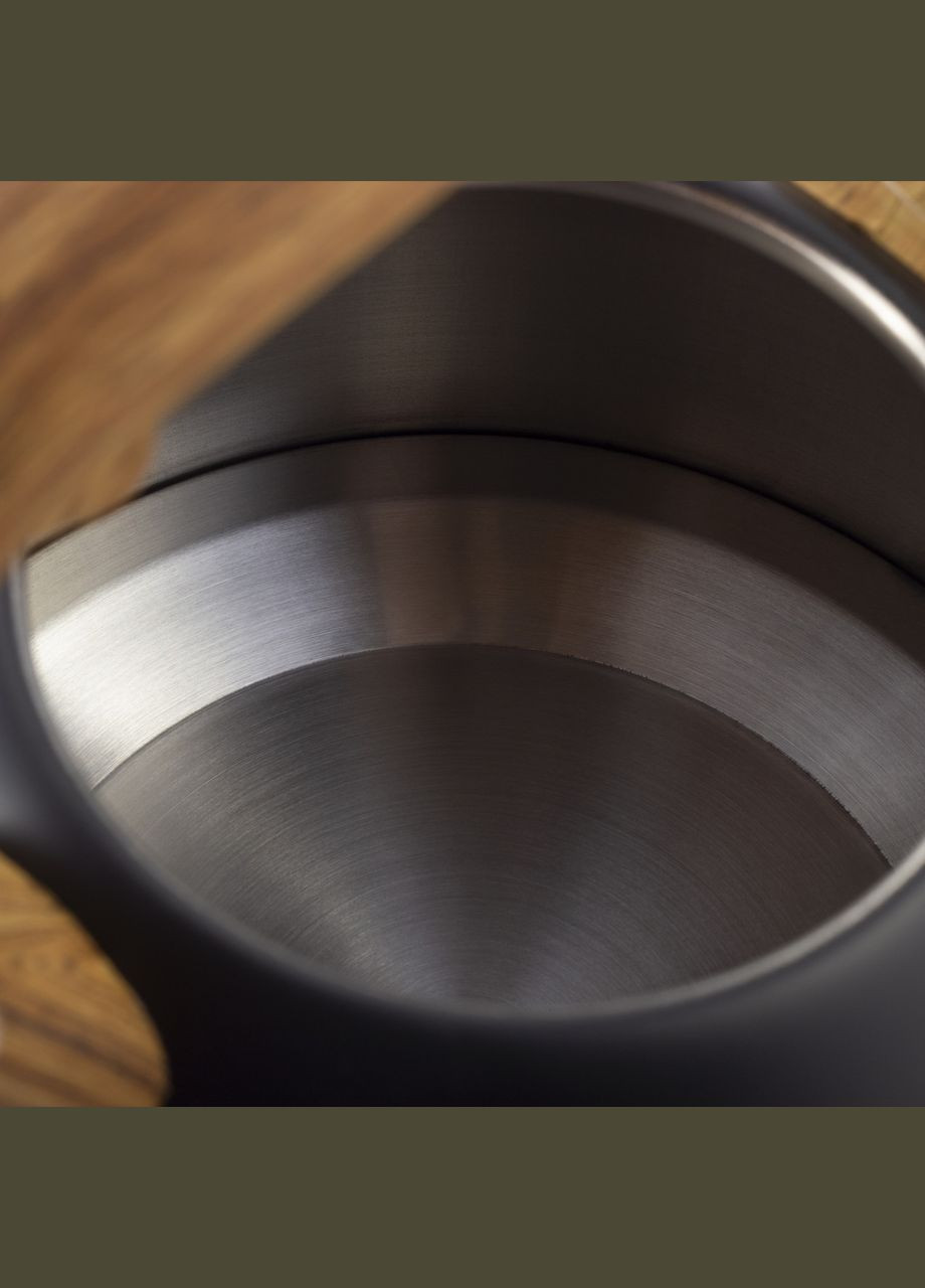 Чайник 2,5 л. з нержавіючої сталі зі свистком Графіт Kamille (311601859)