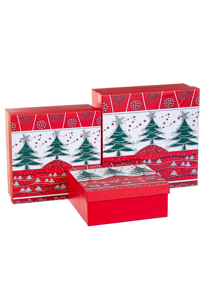 Набір з 3 коробок Ялина 28х28х11 No Brand (365758818)