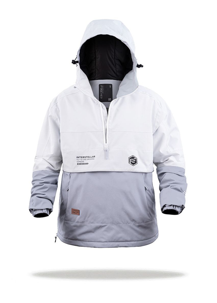 Белая куртка анорак af 21707 белая Freever