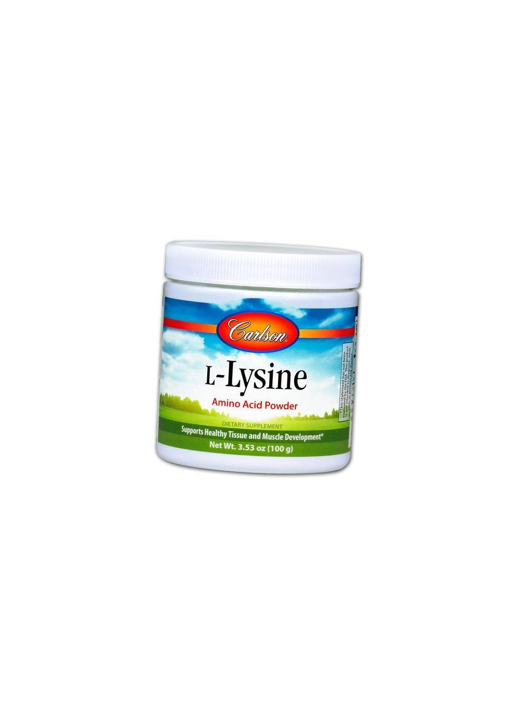 Лизин в порошке, LLysine Powder, 100г (27353001) Carlson Labs (293255736)