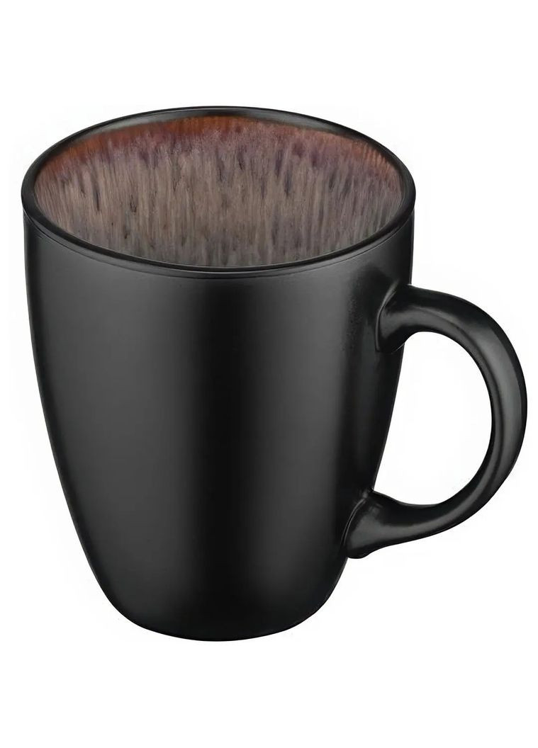 Чашка Bolzano AR2938BB 380 мл коричневий з чорним Ardesto (325470957)