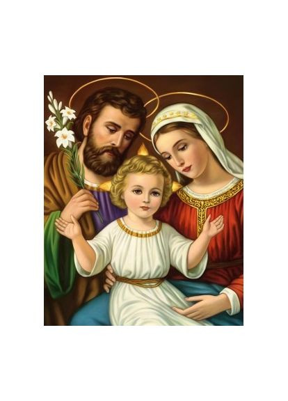 Набір для алмазної мозаїки Ікона Святе сімейство 40х50см SP016 ColorArt (299772321)