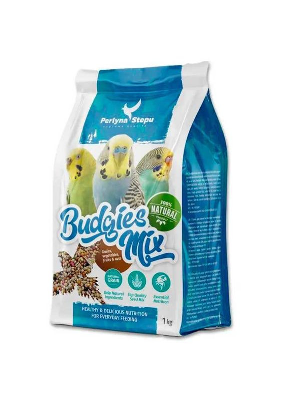 Budgies Mix - Зернова суміш для хвилястих папуг 1 кг (4820249830017) Перлина степу (327434504)