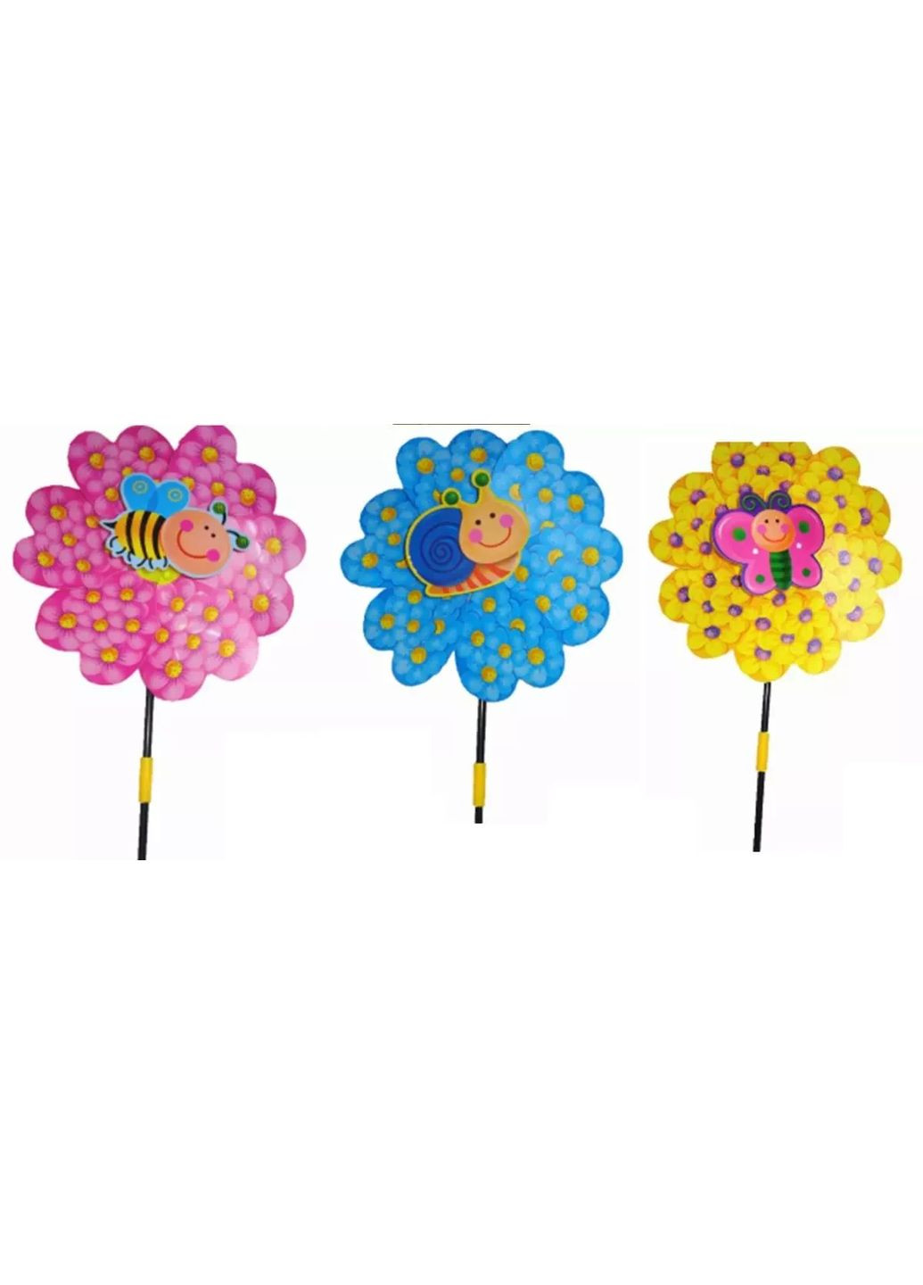 Игрушка ветряная мельница V2203 в ассортименте 3 вида, размер 25 см No Brand (362420108)