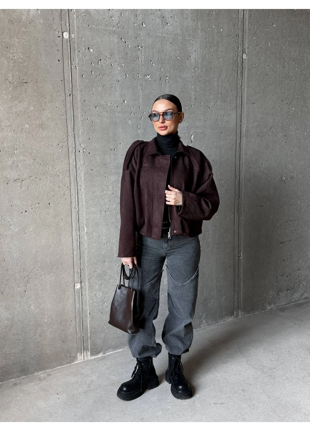 Жіночий вільний бомбер Fashion (383798373)