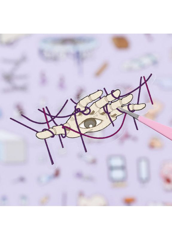 Набор наклеек стикеров румбокс 3D наклейки для творчества антистресс комната домик Комната страха No Brand (349824131)