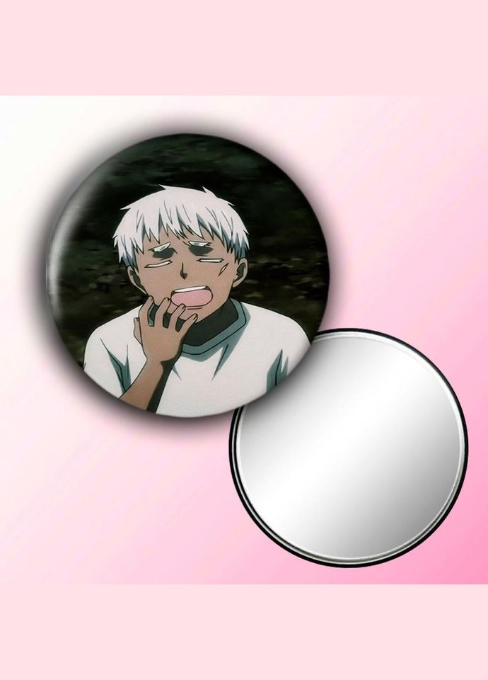 Зеркальце косметическое карманное Аниме Коллекция Джюнд Ито #0012 с рисунком круглый 56 мм No Brand (309156940)