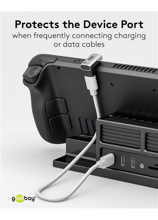 Перехідник USB Type C M/F (тато/мама) (адаптер) (USB4) 40Gbps 240W U Form Goobay (369645486)