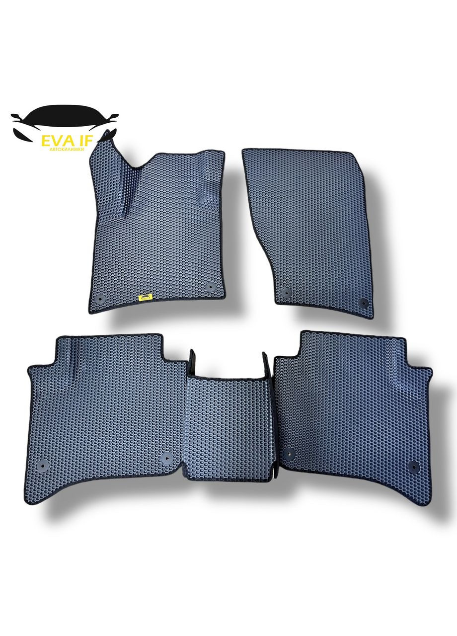 ЄВА килимки салону автомобіля VW 2010 - 2018 / Комплект EVA килимків для фольцваген таурег РОМБ, Фіолетовий Volkswagen Touareg (360947906)