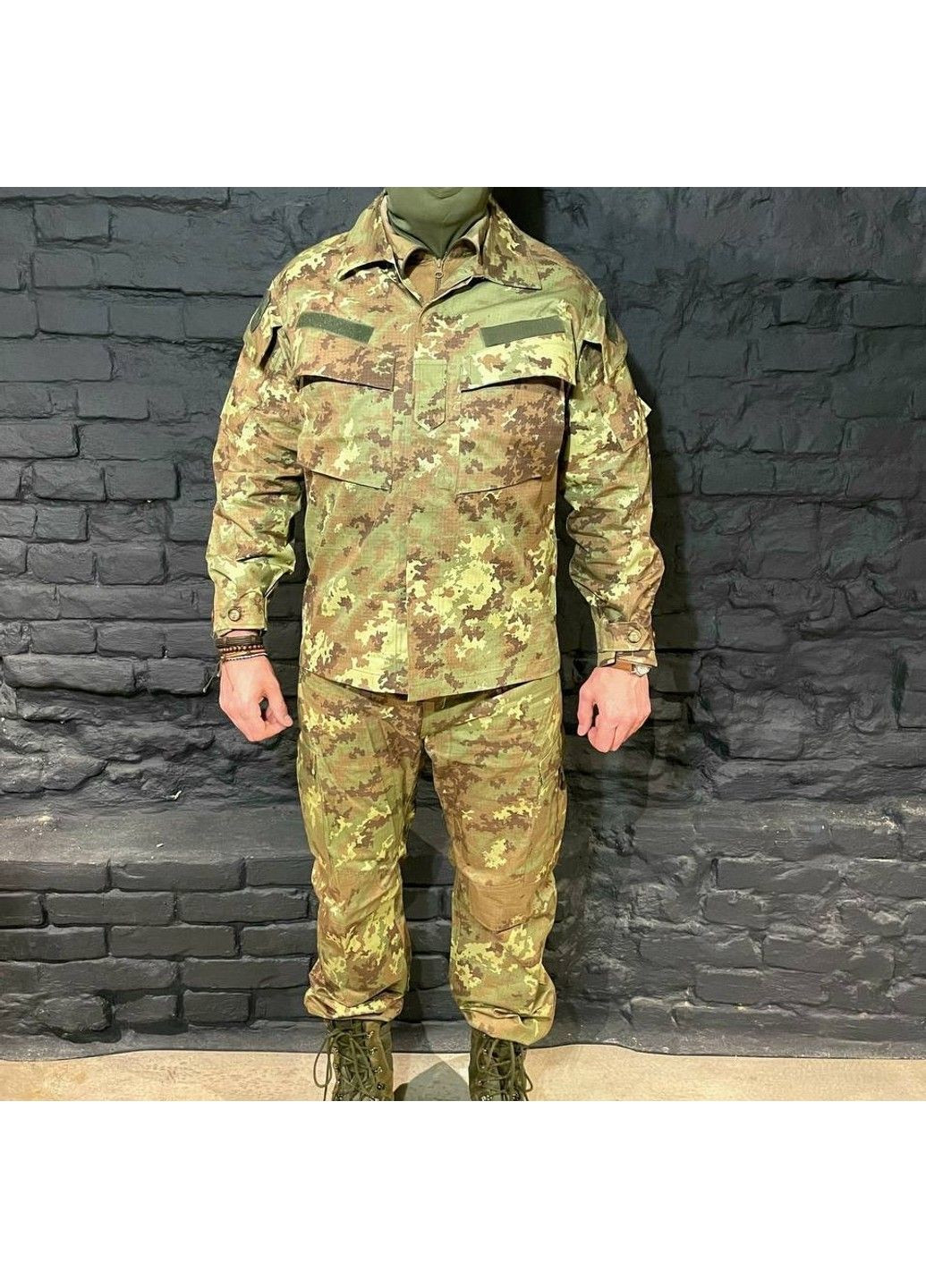 Военный летний костюм форма (китель + брюки) Мультикам 50 No Brand