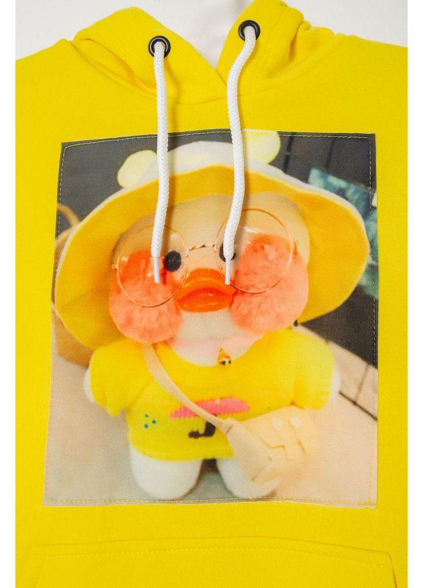 Худі дитячий на флісі з принтом, 102R1525 Ager (362220694)