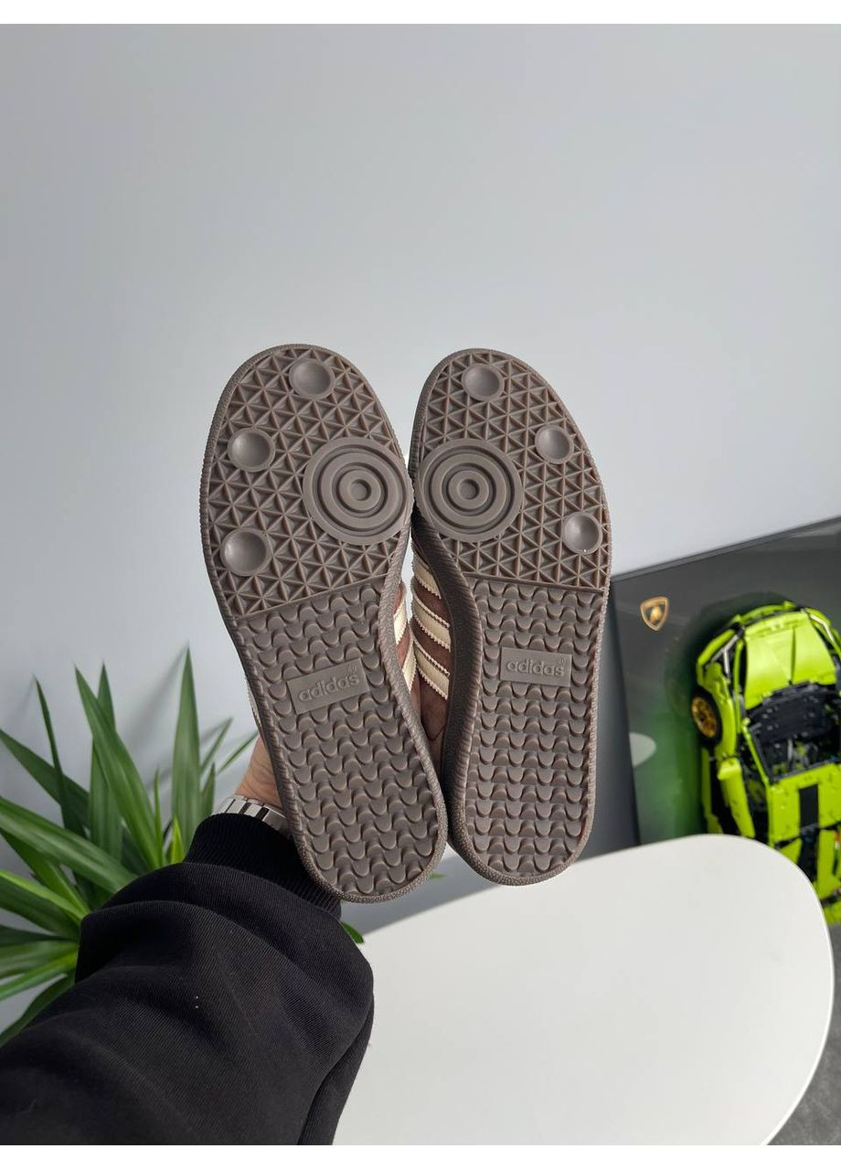 Кросівки жіночі Adidas Samba OG Prelowed Brown | Адідас Самба коричневі No Brand коричневі демісезони (361081629)
