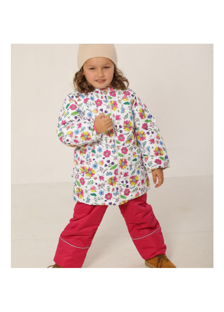 Зимний костюм детский для девочек Модный карапуз Цветочки Trendy Tot 03-00884_000000001 (372735902)