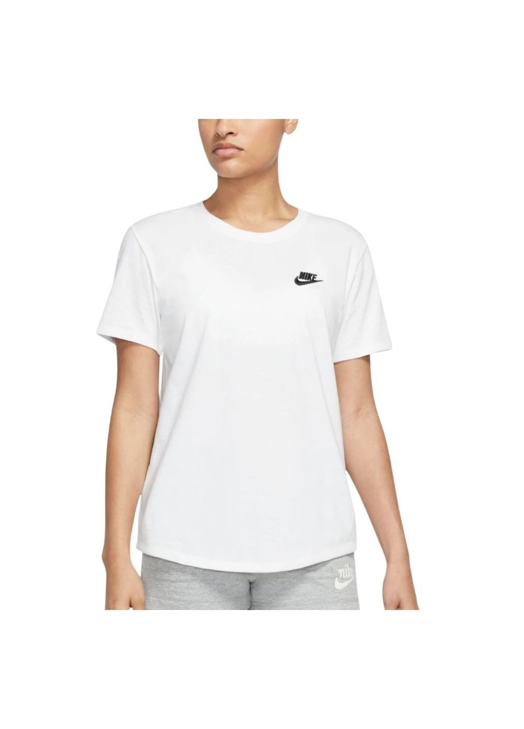 Біла демісезон футболка w nsw tee club Nike