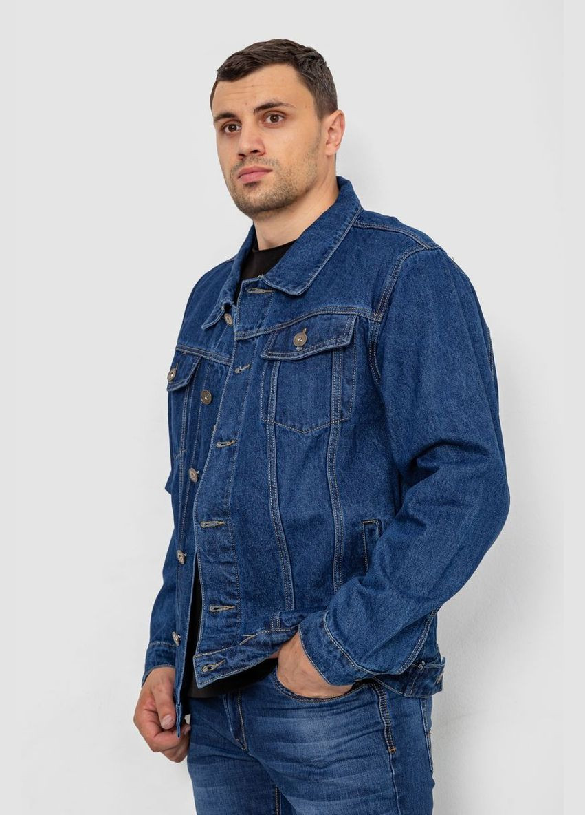 Синя демісезонна куртка чоловіча джинсова,, Ager