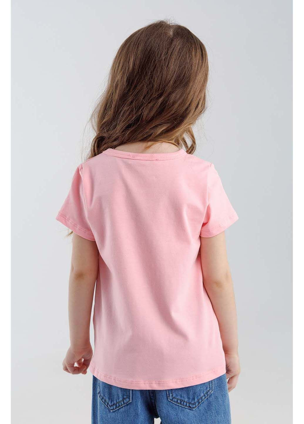 Розовая демисезонная футболка Dassi