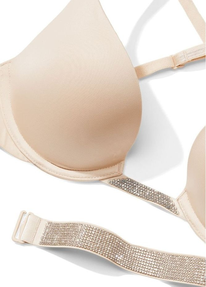 Бежевий бюстгалтер шайн, Veronica з кісточками